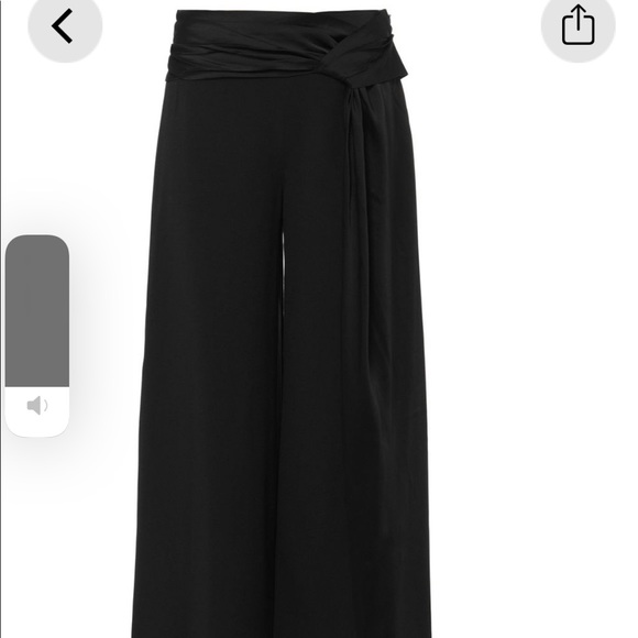 Jonathan Simkhai High-Rise Wide-Leg cropped pant - Picture 2 of 5